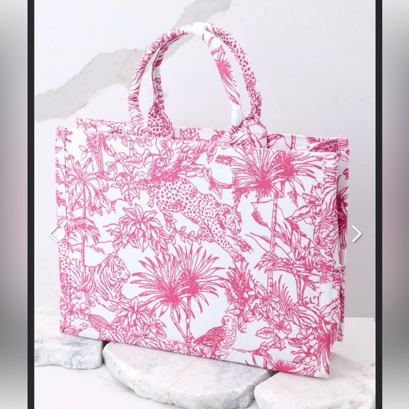 NEW Escape Mode Pink Print Tote - Picture 3 of 4